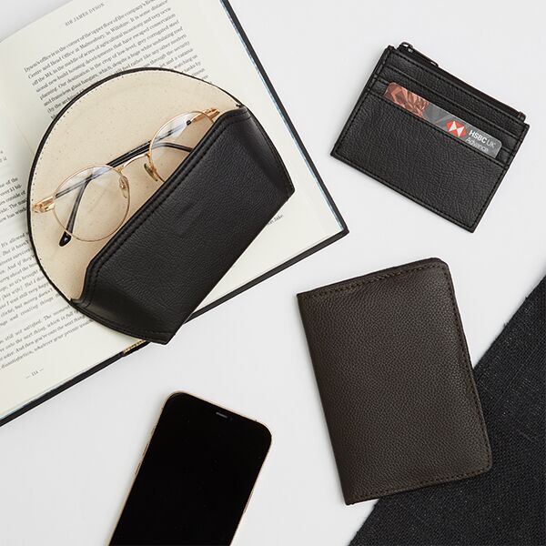 bespoke-black-faux-leather-card-holder-with-zip bespoke black faux leather card holder with zip - Direct from UK's ethical bags supplier