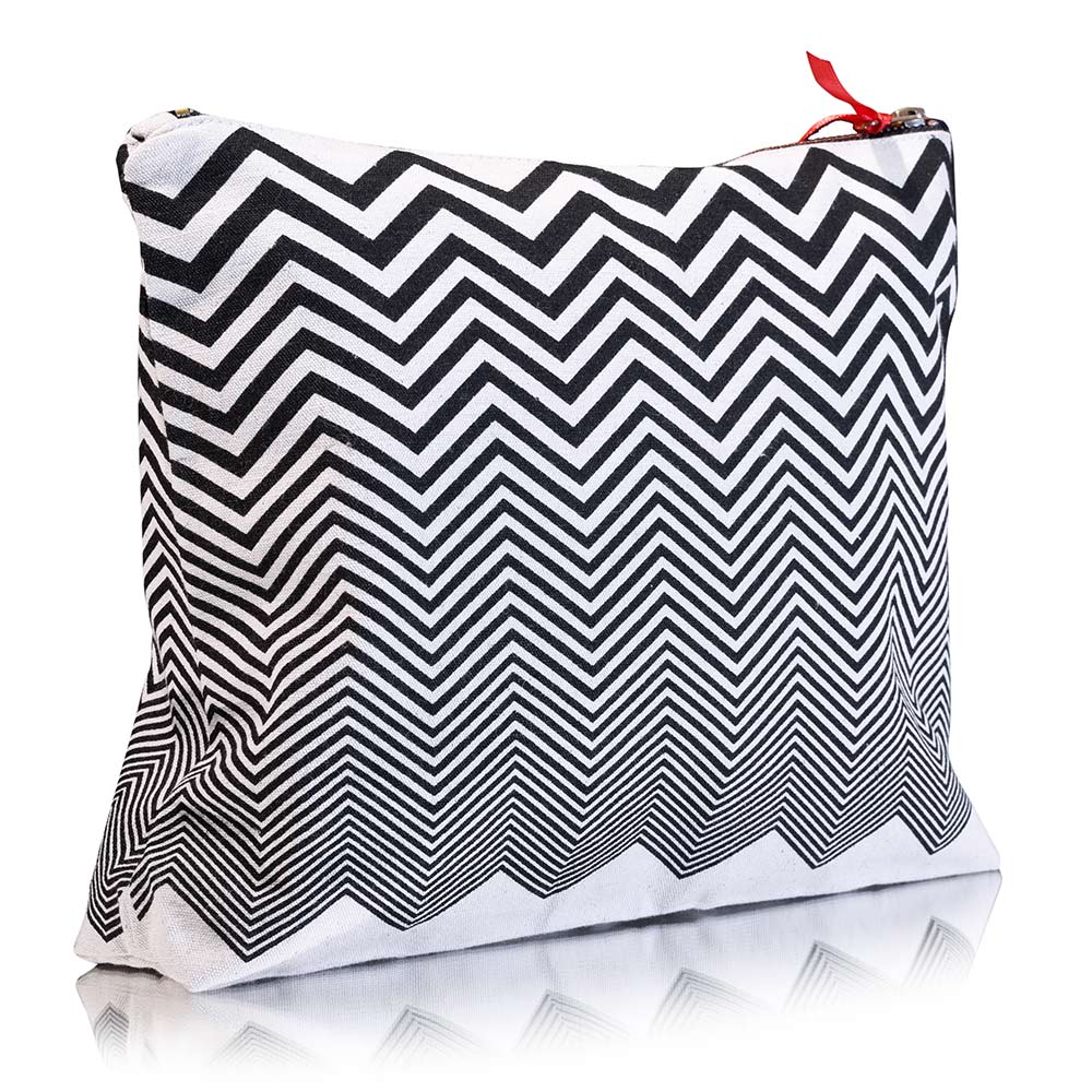 canvas-makeup-bag-with-zip-closures pattern printed cosmetic bags uk