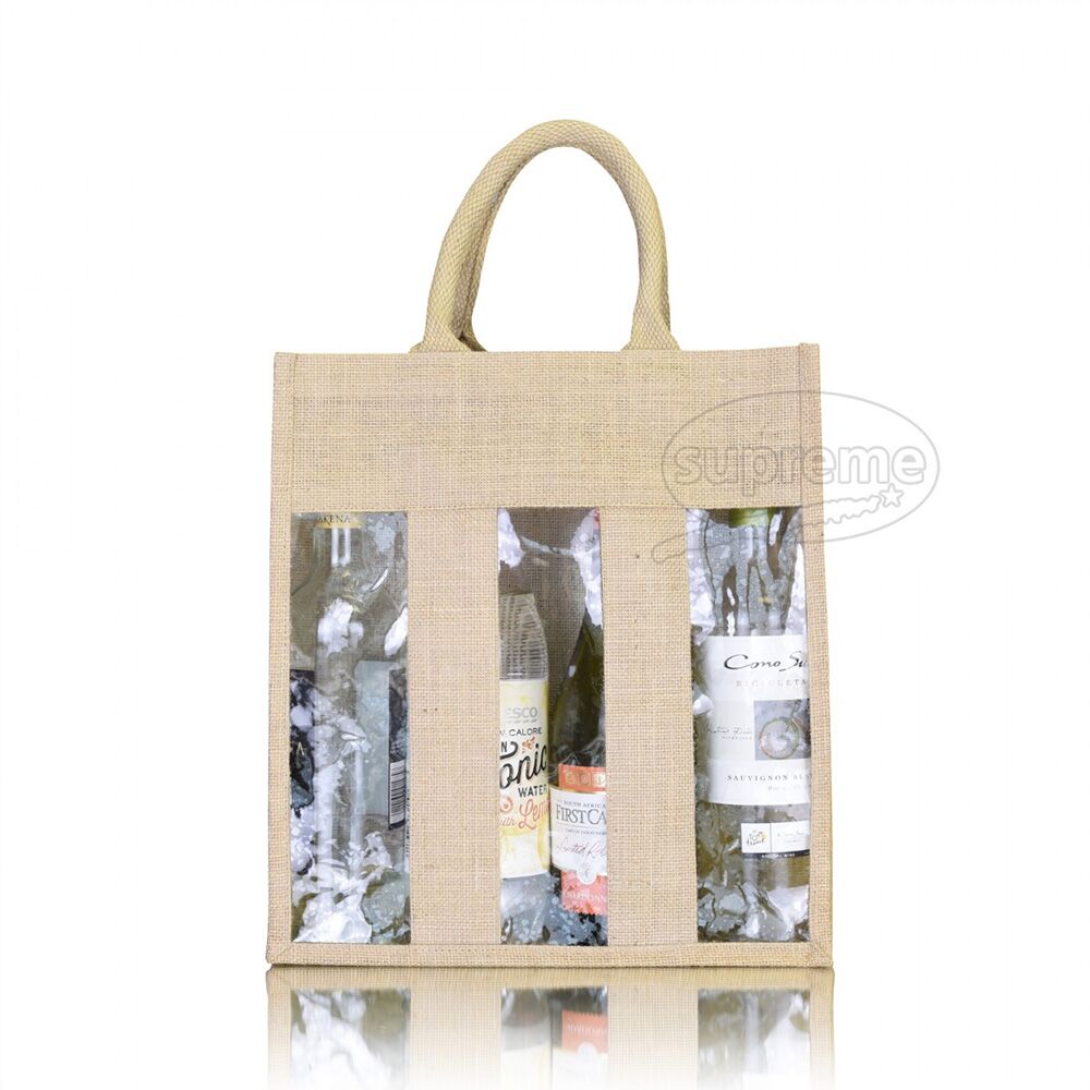three-bottle-jute-hessian-window-bag webbed rope three bottle bags
